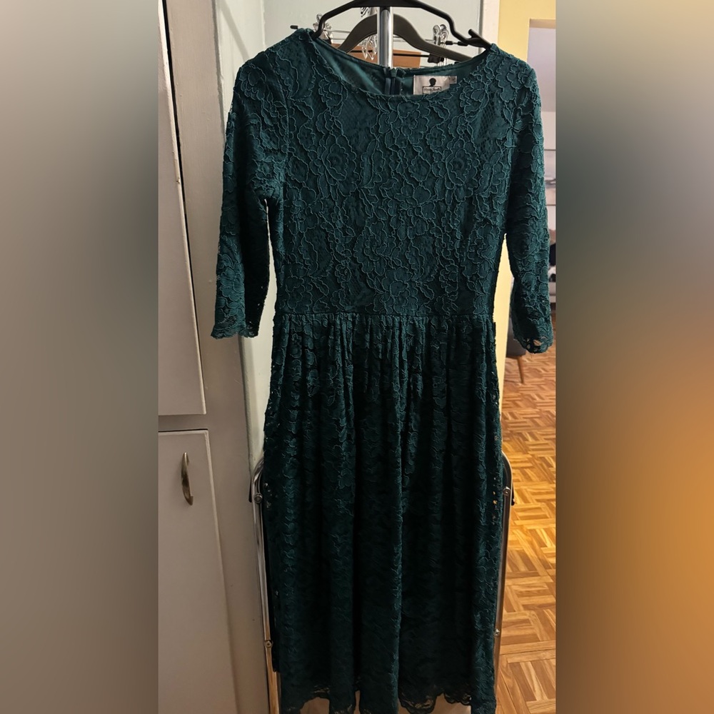 Green Dainty Jewells Dress - Picture 3 of 4